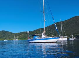 Reves d'antilles dormir sur l'eau au milieu des tortues，位于莱昂斯-达赫雷的酒店