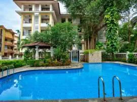 Cozy 2BHK Pool Apartment in candolim