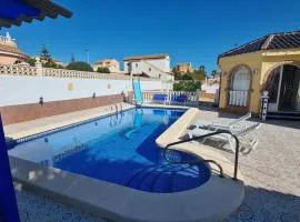 Spacious villa with private pool in Mazarron petanque strip