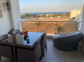 Panorama Apartment Zone Touristique Haut Standing，位于马赫迪耶的带停车场的酒店