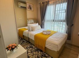 Minimal 2 BR next to IKEA, Central Westgate Bangyai，位于Ban Bang Krabu的酒店