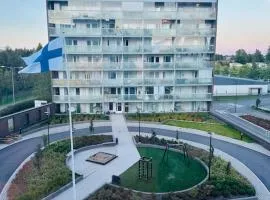 Aurora Home Espoo Niittykumpu - New 1br-apartment with balcony, close to metro, Aalto University and Helsinki, free parking