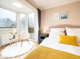 Gemütliche Sonnenwohnung am Meer mit Sauna