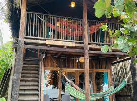 Coco Lodge & Surf, vista al mar，位于La Poza的公寓