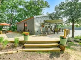 Private Island: Home in Belding w/ Dock & Grill!