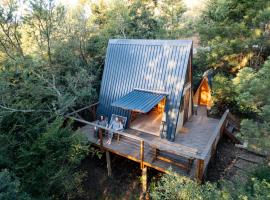 Gaia A-frame cabin，位于斯韦伦丹的酒店