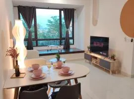 Moon Theme Sunway Greenfield 2 Room 4-6 pax High-speed WiFi and Pool