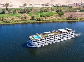 Experience an Egyptian Luxury Nile Cruise for 3, 4, or 7 Nights from Luxor to Aswan onboard City and Sea Adonis，位于卢克索卢克索国际机场 - LXR附近的酒店