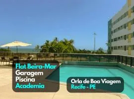 Flat Beira Mar academia piscina Boa Viagem Recife - Com Café da Manhã opcional