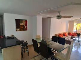 Acogedor Apto familiar con linda vista en Sta Marta ciudad Fam-friendly Home with Views in Santa Marta，位于Barrio Cundi的酒店