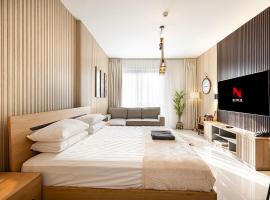Best Studio Apartment in Al Zahia - Cozy Corner，位于Ḩiz̧āyib az Zānah的酒店