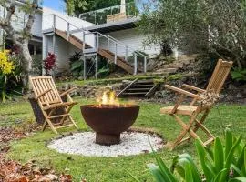 Hillside Hamptons Indoor Fire and Fire Pit