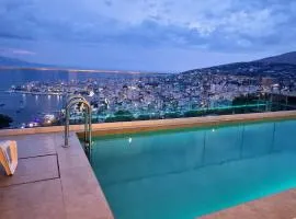 Sunset Shoreline Saranda - Sea View - Free Private Parking - Pool