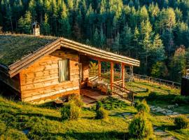 Панорама хаус Лещен и еко къщи Дървена и Землянка，位于莱什顿的乡村别墅