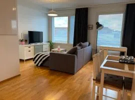 Downtown minimalist apartment with balcony 59m2