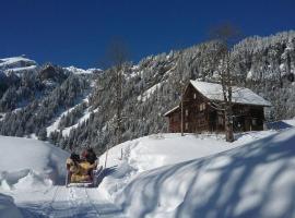 Absolut ruhige Aussichtslage in uraltem Holzhaus，位于布劳瓦尔德的酒店