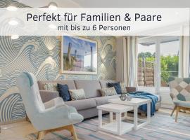 Lotsendeck Fehmarn mit Terrasse & Garten, barrierearm，位于伯格奥夫费马恩的酒店