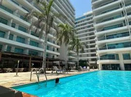 ApartaStudio, Spa, Restaurante, Cancha de Tenis en Condominio a pasos de Hoteles Radisson, Hollyday inn, Americas
