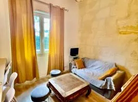 proche kedge et universitée appartement cosy avec parking ,cuisine équipée ,sdb et jardin