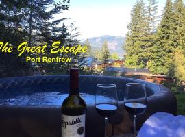 The Great Escape - Port Renfrew，位于伦弗鲁港的酒店