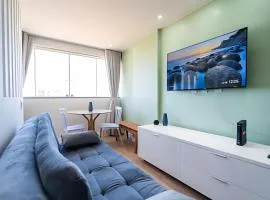 Até 4hóspedes, Wi-fi500Mbps, Cozinha Comp,Elevador, Jr Catito