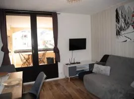 Poutran 2, studio 4 personnes au pied des pistes avec grande terrasse
