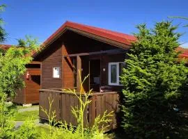 Nettes Ferienhaus in Rusinowo mit Großer Terrasse