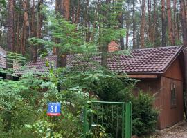 Przytulny domek w lesie blisko rzeki，位于Ryczywół的酒店