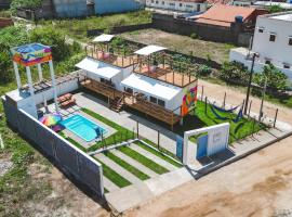 Lages in Box - Casa por temporada na Rota dos Milagres - Porto de Pedras，位于Tatuamunha的酒店