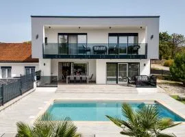 Beautiful new villa with a pool near beach - by TRAVELER tourist agency Krk ID 2410