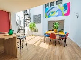 LOFT avec espace spa et terrasse vue sur les toits