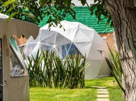 Glamping Cholula，位于乔卢拉的露营地