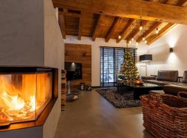 Stunning Contemporary Austrian Chalet Superb Views，位于Pressbaum的酒店