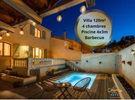 Maison Jade - Villa avec piscine - Barbecue - Calme