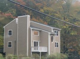 Poconos Modern Chalet - Home Theater - Hot Tub，位于东斯特劳兹堡的别墅