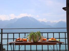 Luxury Apartment Montreux，位于Veytaux的豪华酒店