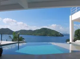 Stunning luxe 220sm villa by the sea entirely private with own pool