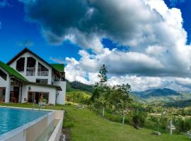 G&ouml;ttlich Boutique Hotel，位于Pozuzo的带泳池的酒店