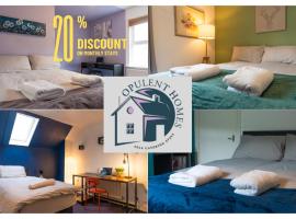 Contractors Pad - 4 Bed Town House - Cent Reading - Free Parking，位于雷丁的酒店