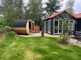 Hofparken Wiltershaar - 2-persoons lodge met sauna en hottub，位于Kotten的酒店