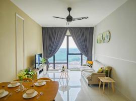 2BR WIFI, Mid Valley, Mosaic Southkey, 5-7 pax, 7 mins to CIQ，位于新山的酒店