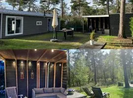 Chalet de Bosrand 404, unieke rustige plek met veel privacy aan de bosrand van vakantiepark op de Veluwe