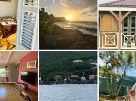 Habitation Baliache - Maison créole avec jardin privatif, plage à 200m