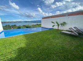 Casa con vista al lago de Tequesquitengo，位于特克塞丁戈的酒店