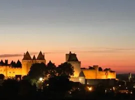 Chambre avec vue panoramique sur la Cité Médiévale