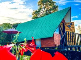 Glamping Chalet Deluxe cerca al centro de Villa de Leyva - By Serena Morena，位于莱瓦镇的豪华帐篷