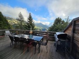 Chalet 10p sauna spa superbe vue，位于于埃的酒店