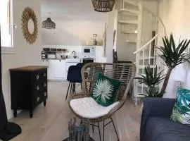 A 600 m de la plage avec jardinet privatif