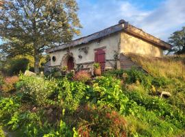 La maison Sacquet et son bain nordique，位于Saint-Sulpice-les-Feuilles的山林小屋