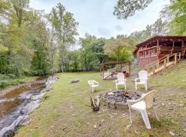 Creek Access and Private Yard Quiet Hiawassee Cabin